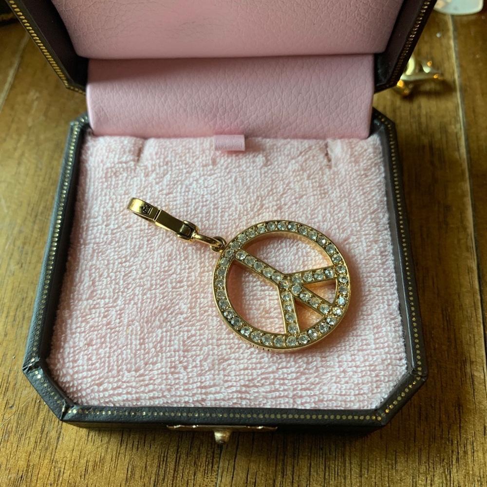 Peace Sign Juicy Couture Charm